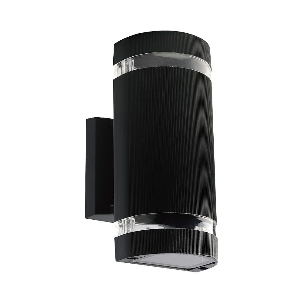 Sort LED Væglampe E27 IP44 V-Tac Pro med 3 års garanti