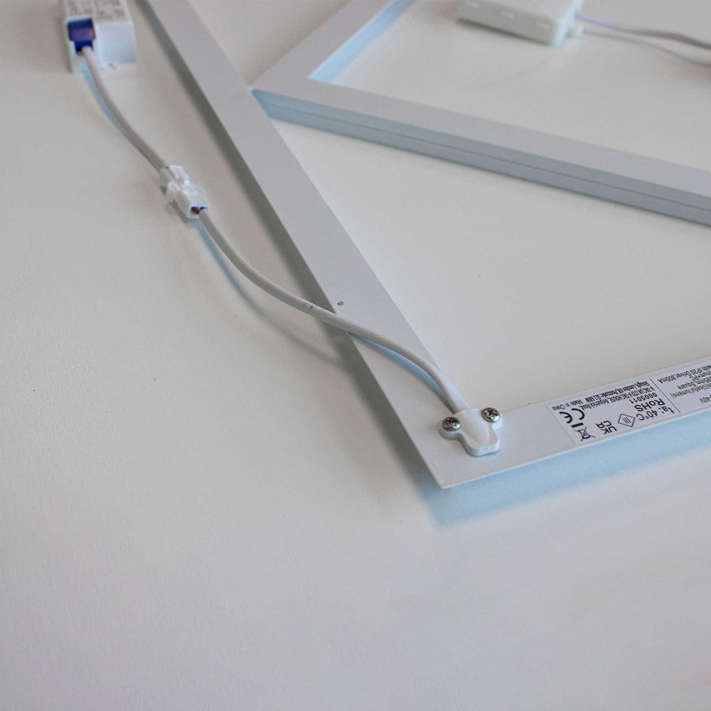 Hexagon Diamant LED Panel 60x60 - 60W, 6000lm, hvid kant