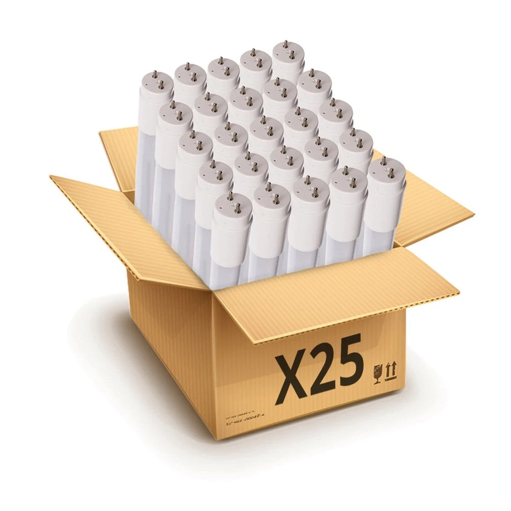 25x Samsung chip LED rør 120cm - 18W, 5 års garanti, T8, 4000k, erstatter 36W, 230V, RA80