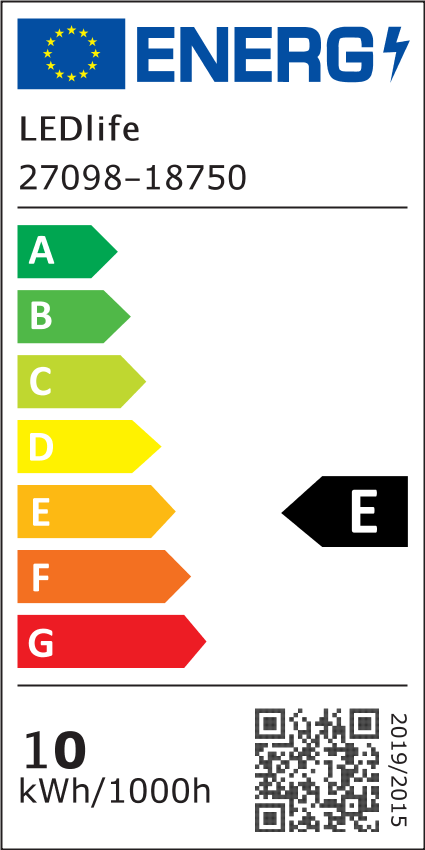 Dæmpbar sort LED loftspot med høj farvegengivelse (RA98) - 10W, justerbar, til påbygning - Effekt: 10W, Input: 230V, 1000lm.