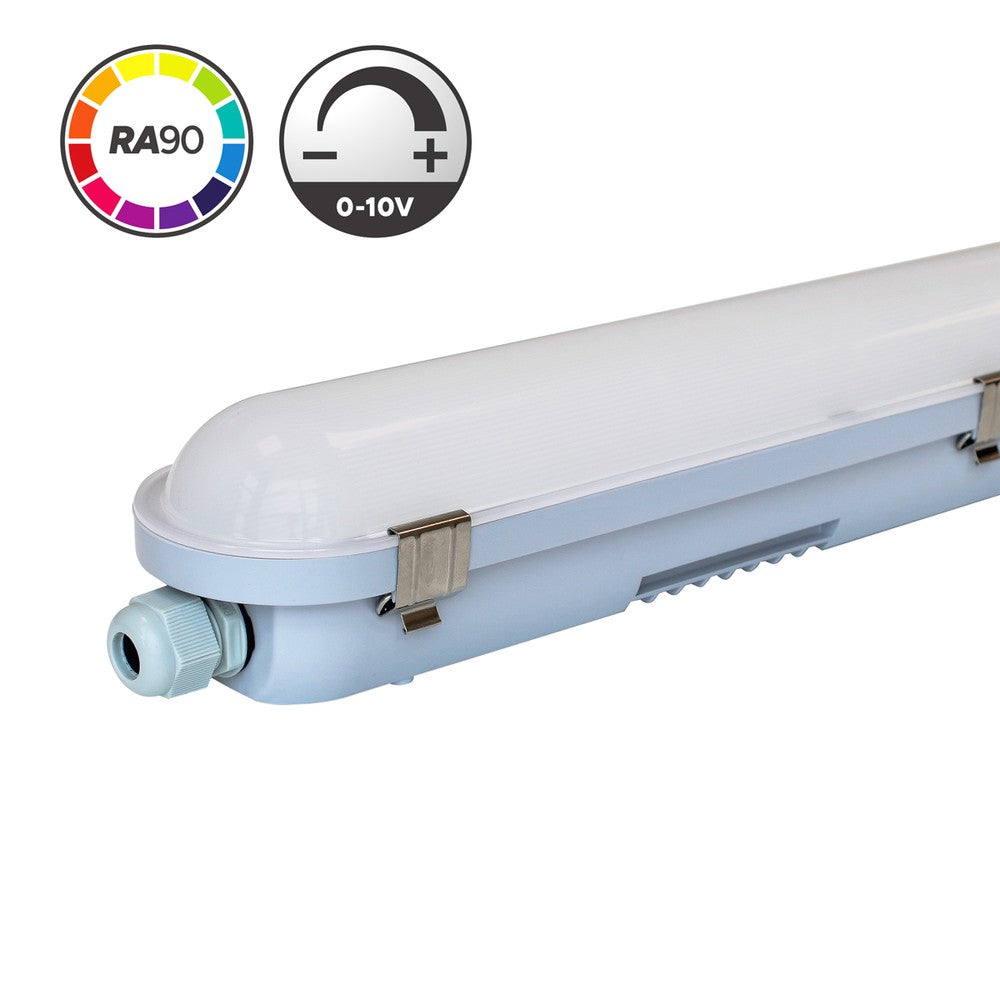 150 cm 0-10V RA90 HiCRI Armatur - 60W, Genemførttrådet, IP65