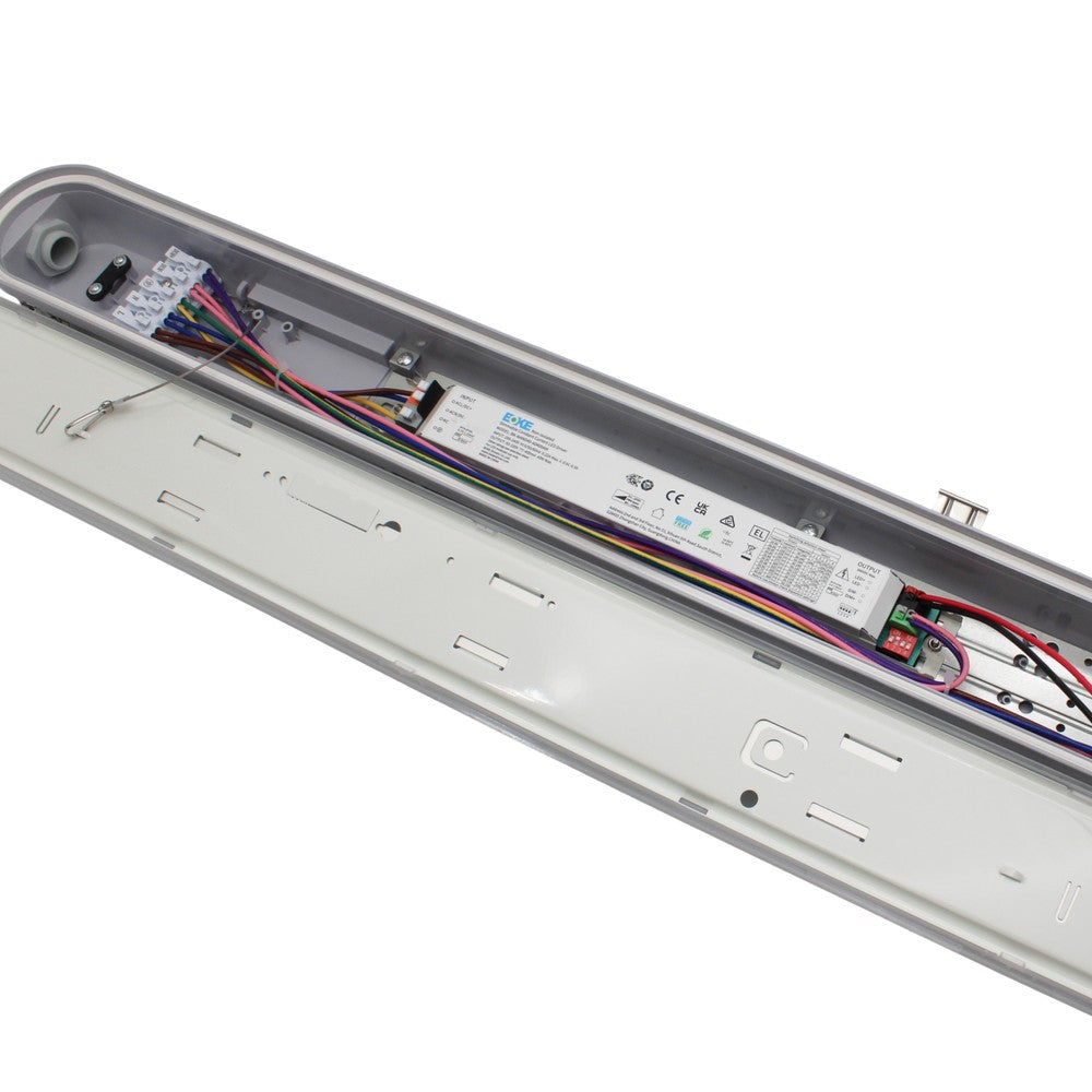 150 cm 0-10V RA90 HiCRI Armatur - 60W, Genemførttrådet, IP65