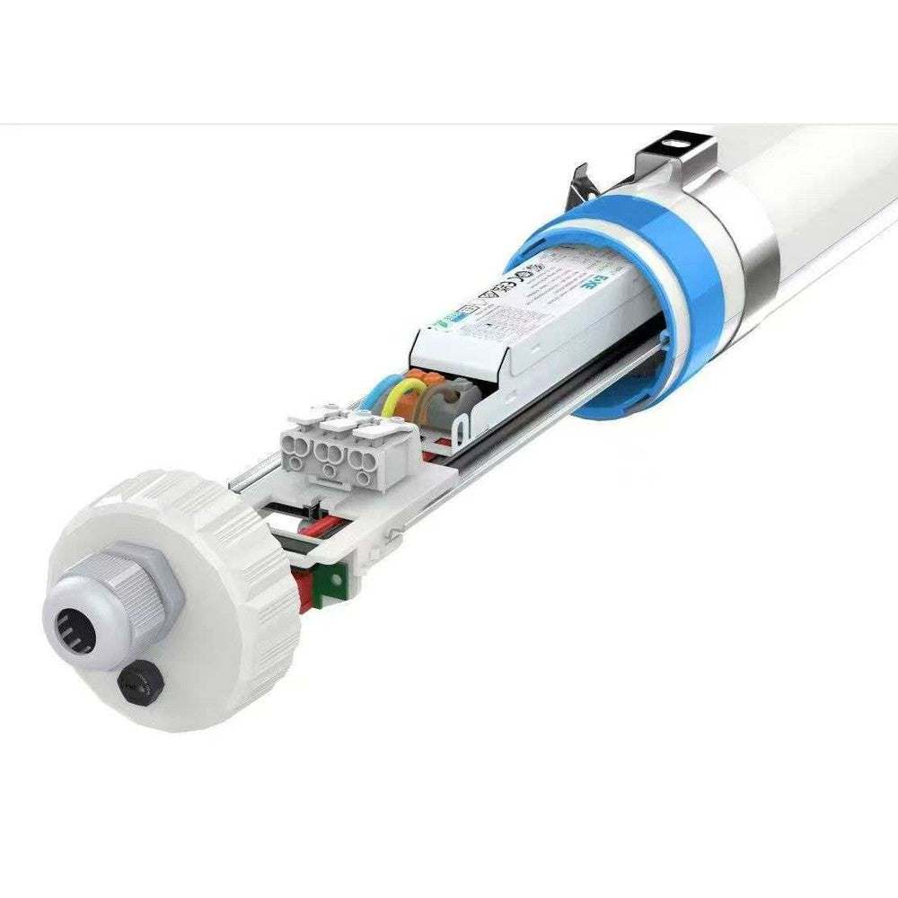Dura66 40W LED armatur - 120 cm, IP66, gennemfortrådet, IK10, 145lm/W