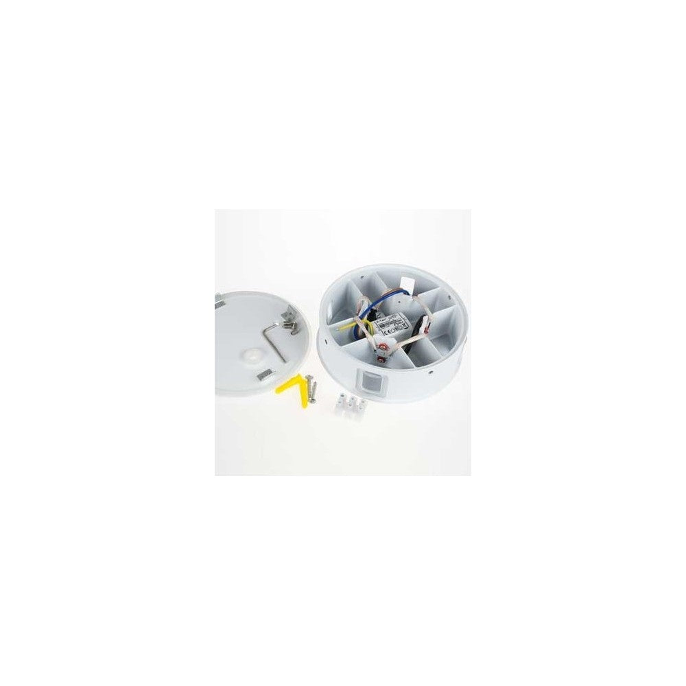 V-Tac 4W LED hvid væglampe - Rund, IP65 udendørs, 230V, inkl. lyskilde