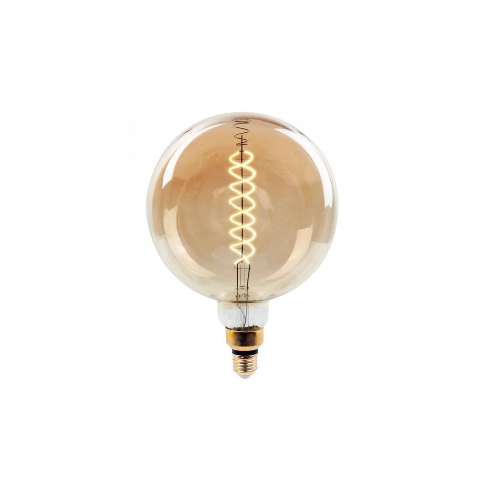 V-Tac 8W LED kæmpe globepære - Kultråd, Ø20 cm, dæmpbar, ekstra varm hvid, 2000K, E27 - Erstatter 40W