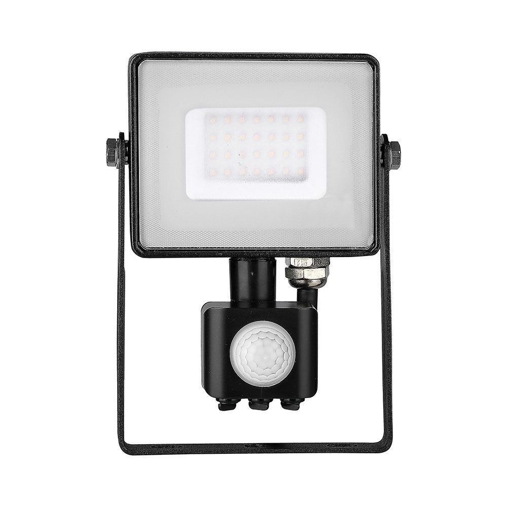 V-Tac 30W LED projektør med sensor - Samsung LED chip - Effektiv belysning med sensor og Samsung LED chip - 5 års producentgaranti - Vandtæt IP65