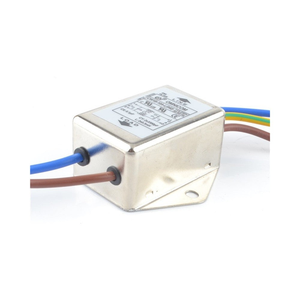 EMI filter - Støjfilter, 10A, 230V, til beskyttelse mod elektronisk støj og interferens