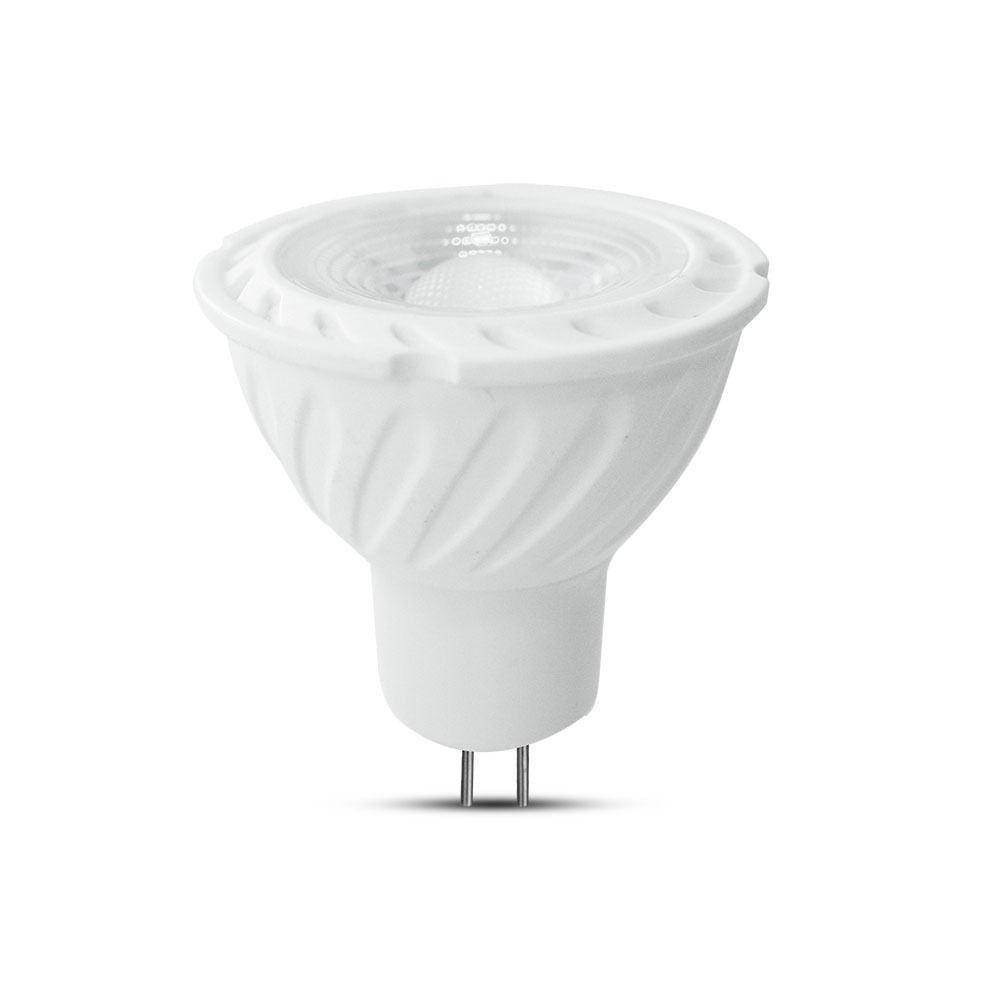 V-Tac 6,5W LED spotpære - Samsung LED chip, 12V, MR16 / GU5.3 - Erstatning for 55W, 450lm, RA80, 5 års garanti