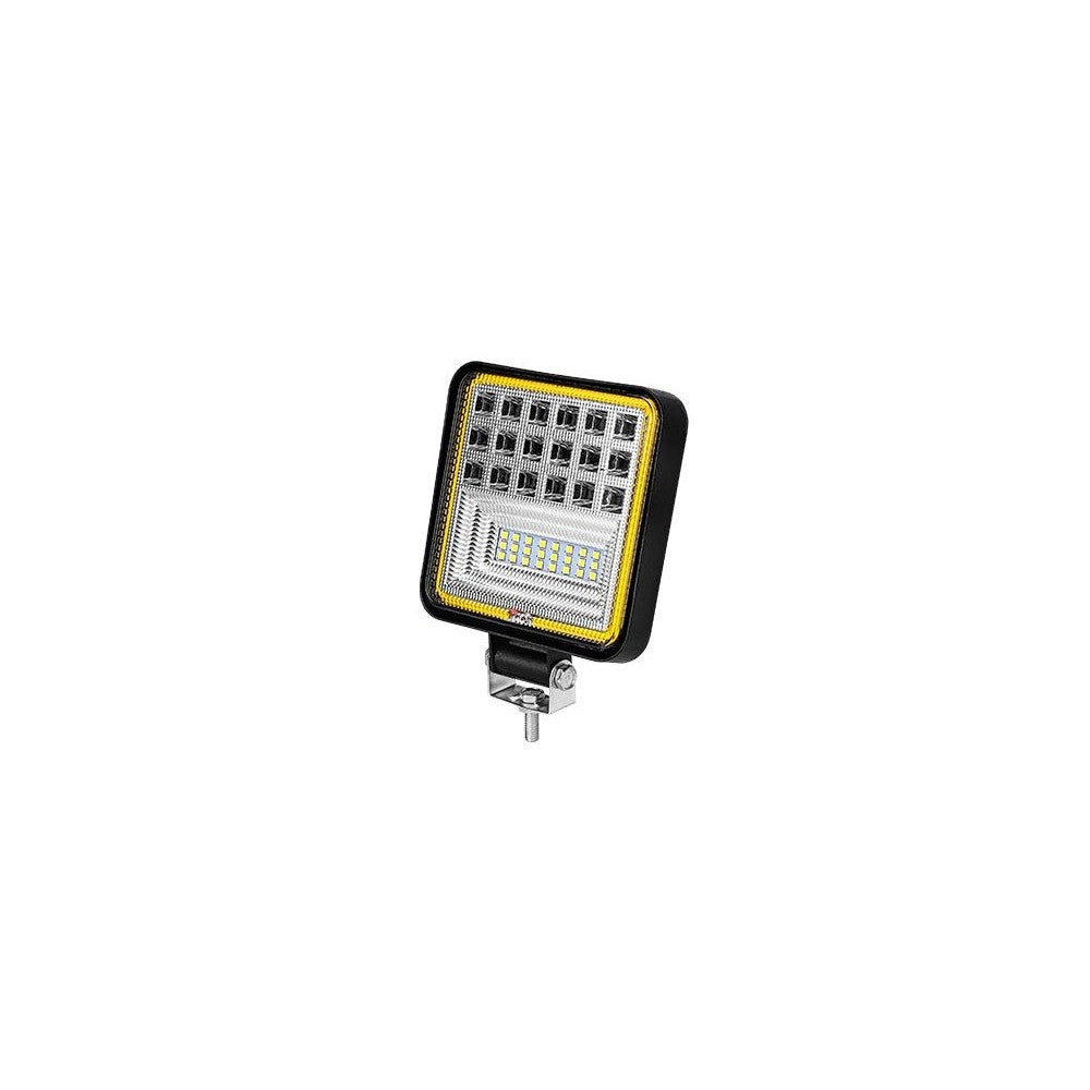 29W LED arbejdslampe til køretøjer, kold hvid + orange, 10-60V, 30 grader, IP67