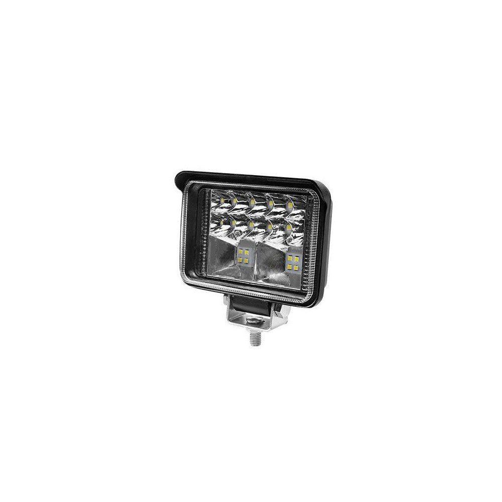17W LED arbejdslampe til køretøjer - Kold hvid lysfarve, velegnet til bil, lastbil, traktor, trailer og udrykningskøretøjer. IP67, 10-60V.