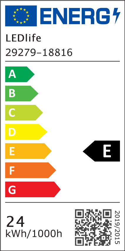 24/18/12W LED indsats med sensor - Ø17 cm, Valgfri CCT, erstat G24, cirkelrør og kompaktrør, flicker free