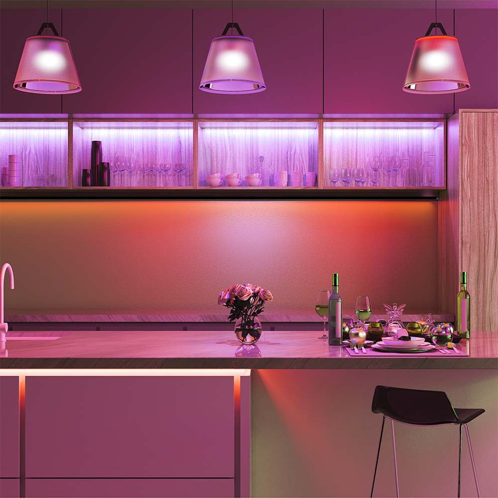 60 LED Stribe Lys 11W Gul, IP20, 5m/rulle, RA80 - Praktisk og energibesparende belysning til din indretning!