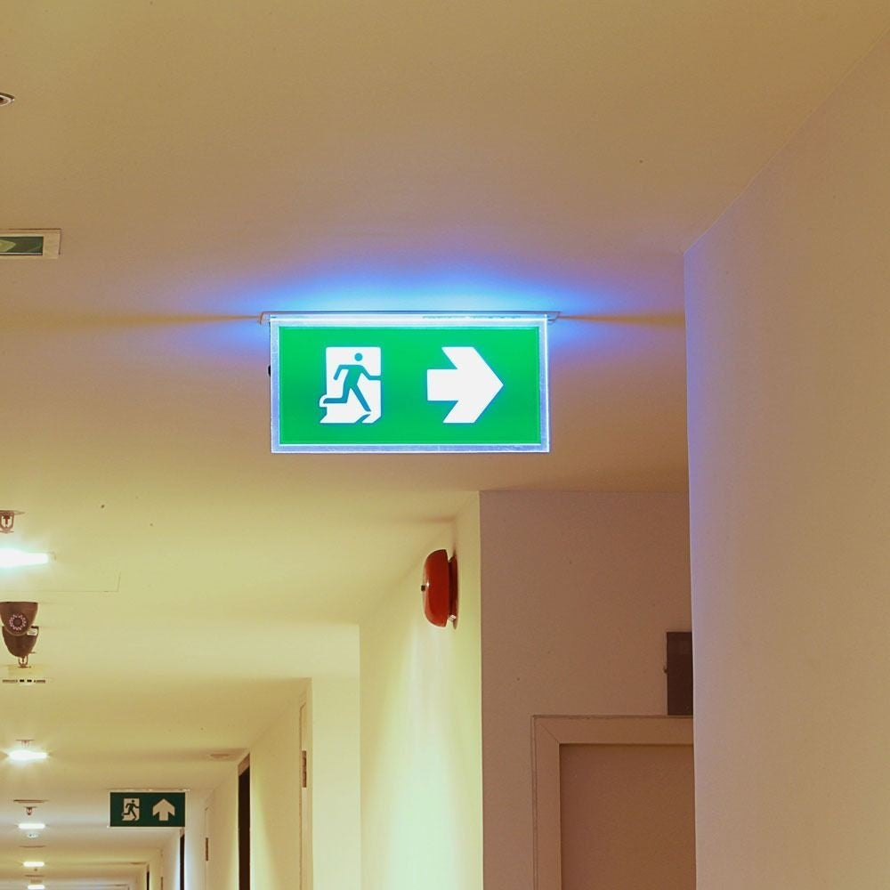 V-Tac Indbygget LED Exit Skilt - 2W, Samsung LED chip, 5 års producentgaranti
