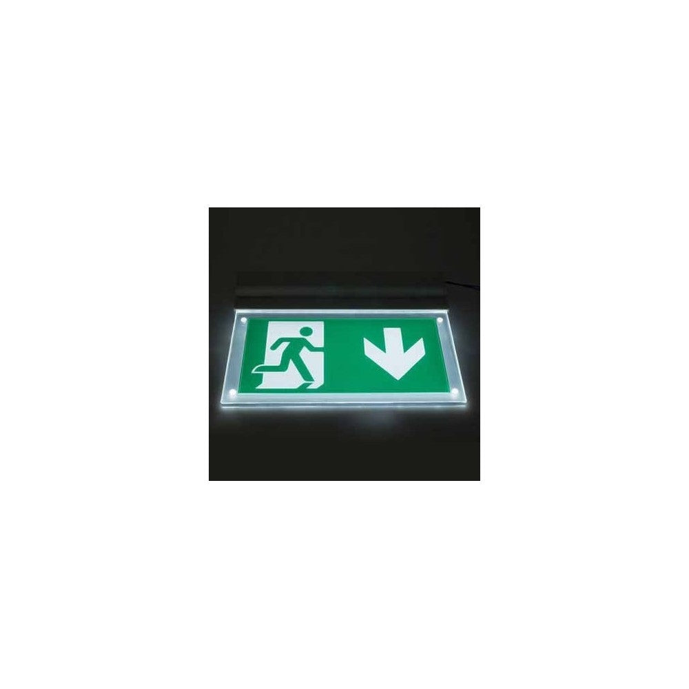 V-Tac Indbygget LED Exit Skilt - 2W, Samsung LED chip, 5 års producentgaranti