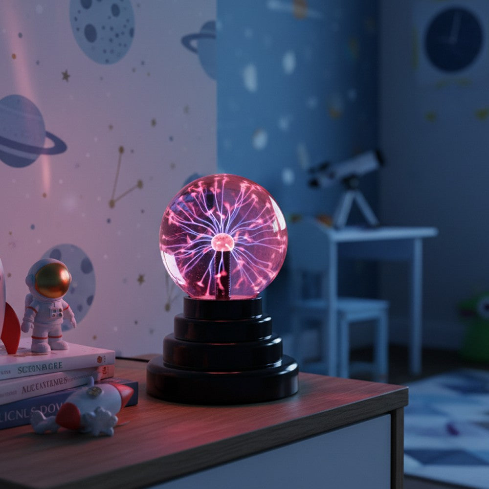 Plasma Lampe - Ø8,3 cm, ideel til børn og dem med en legende sjæl