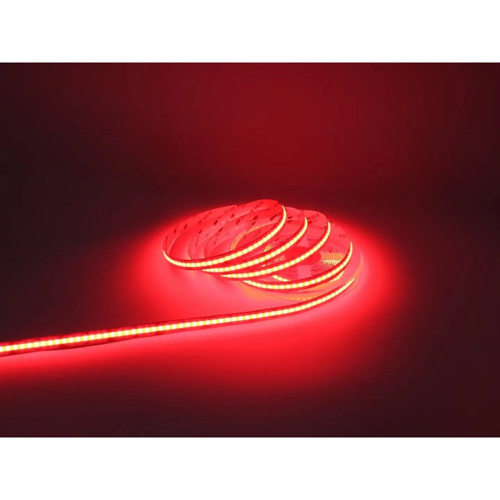 10m RGB+CCT COB-LED strip - 21W/m, IP20, 840 LED pr. meter, 24V, COB LED - Kvalitets LED strip med farveskift og hvidt lys - 1000lm/m - RA91