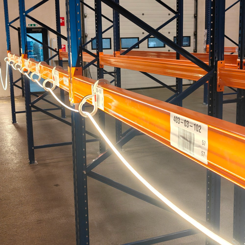 10 stk. Krog til montering af 230V strip - Ø65mm hul