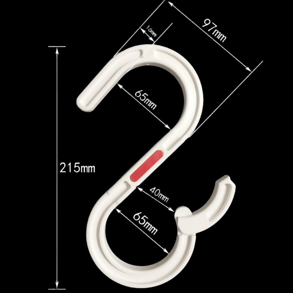 10 stk. Krog til montering af 230V strip - Ø65mm hul