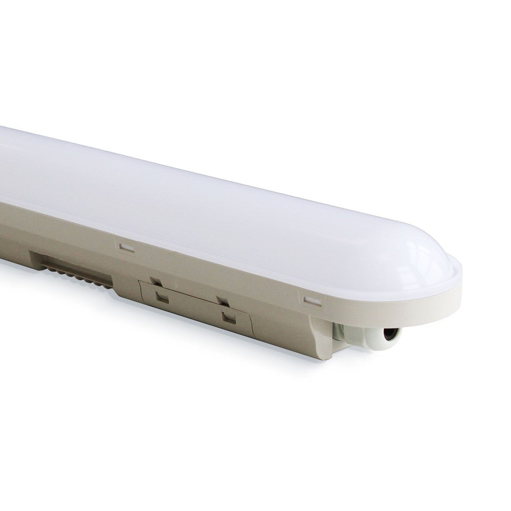 LIMEA CONNECT Vandtæt 50W 1500mm Neutral Hvid 230V IP65 IK08 Grå - 3 års garanti