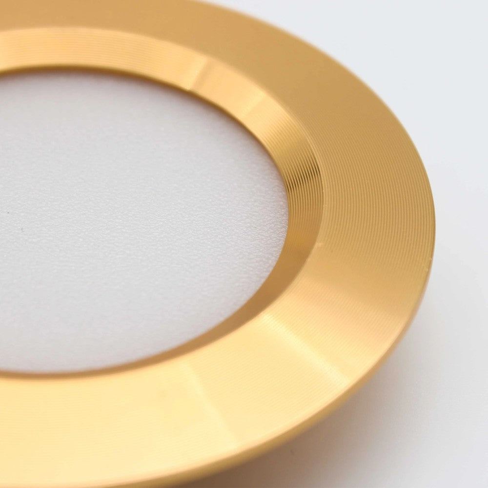 LEDlife Reco68 møbelspot i guld med dæmpbar strømforsyning - 3 stk. (2,7W LED, 220lm, RA92, 12V)