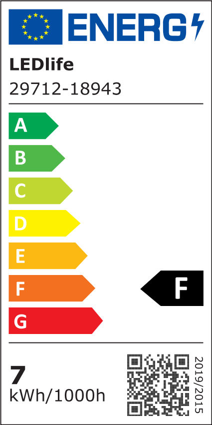 5m 3mm COB-LED strip - 7W/m, IP20, RA93, 400 LED pr. meter, 24V, COB LED - Hvidt Lys, Høj Farvegengivelse
