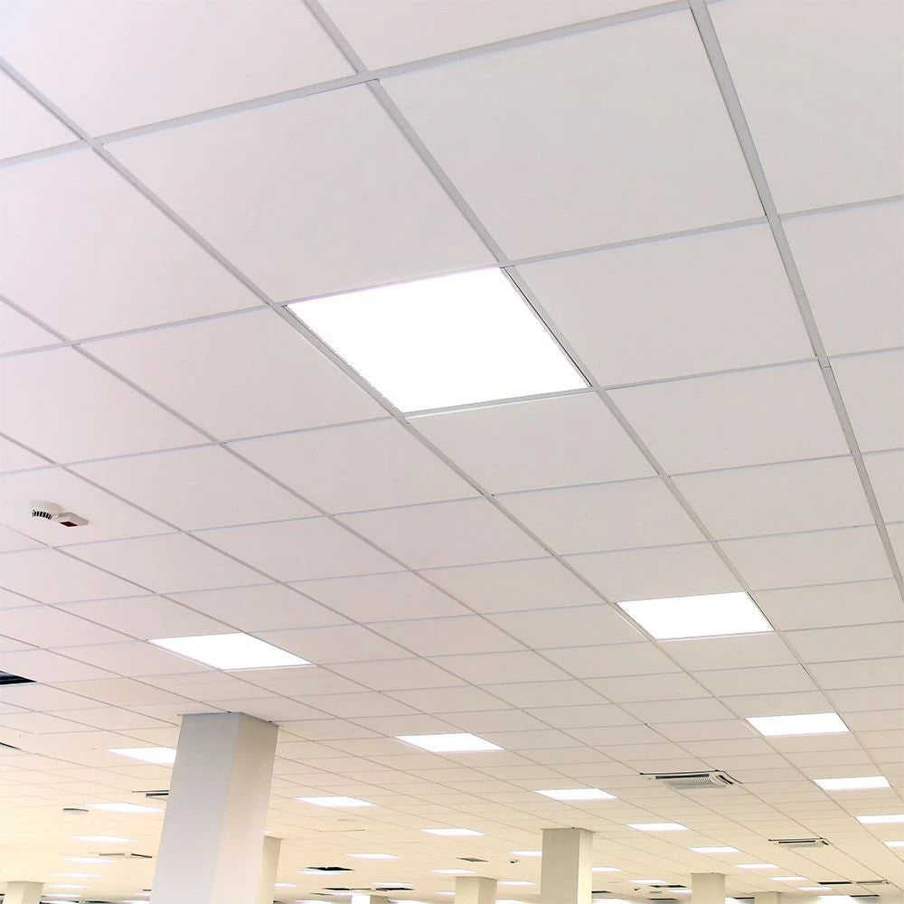 60x60 Dagslysstyring Panel - 36W, UGR19, Flicker Free, Hvid Kant