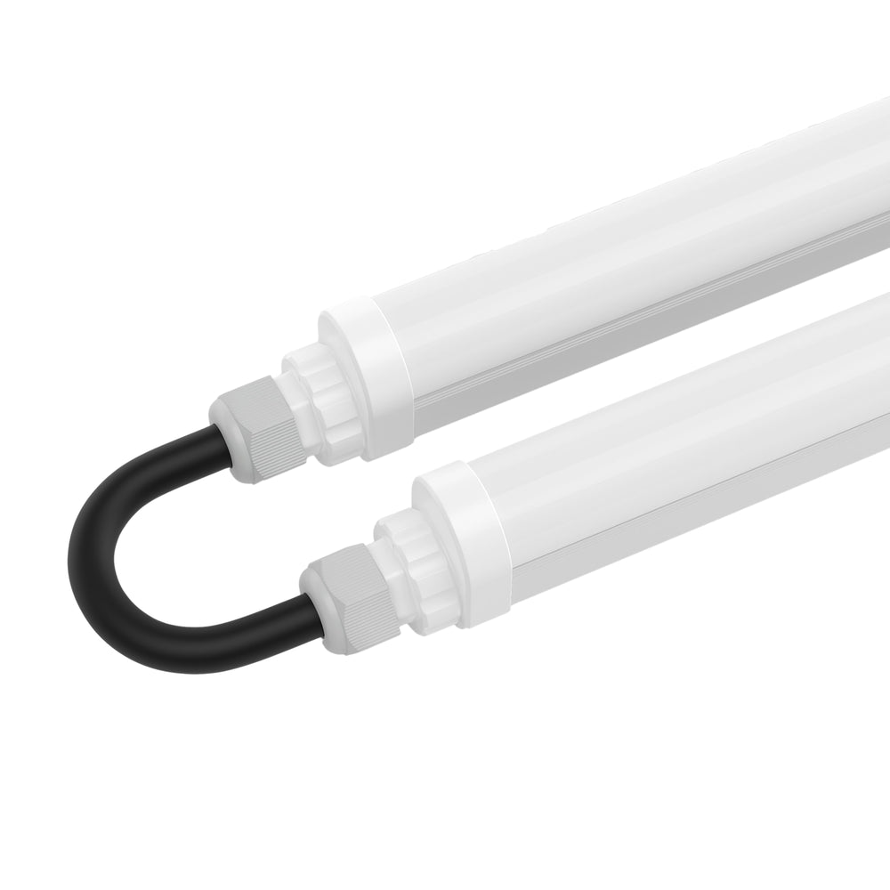 120 cm armatur - 32W, gennemfortrådet, IP65, RA80, 4160lm.