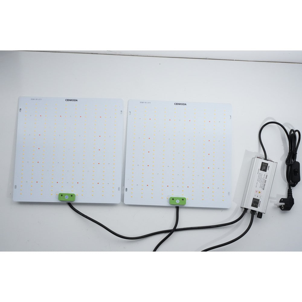 Quantum Vækstlampe 180W - Fuldt spektrum, IP65, RA90, 26000lm, Inkl. ophæng - Uden blæser