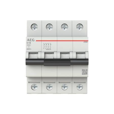 AUTOMATSIKRING C16A 4P 6KA 4M