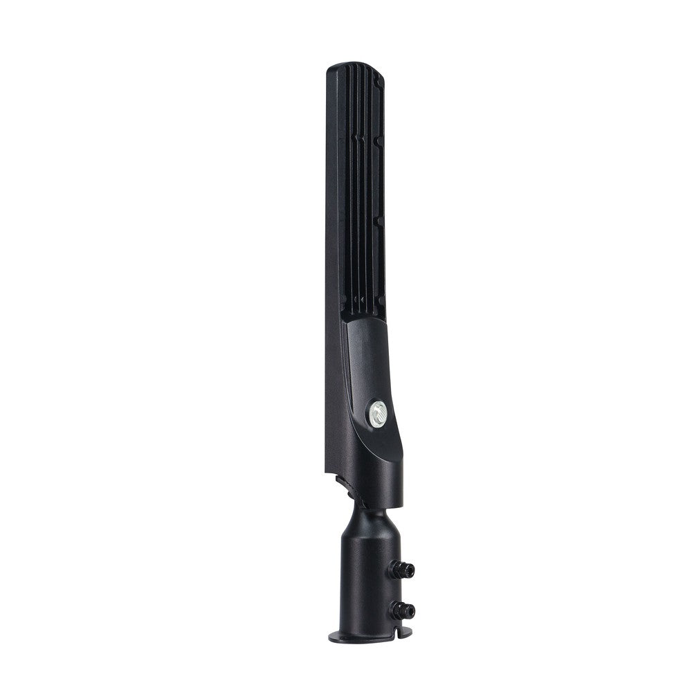 Streetos Slim 50W LED Udendørs Væglampe - Sort, 5000lm, RA80, IP65, 230V, 505x109x76mm, Skumringssensor