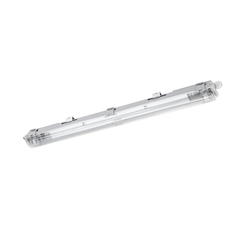 Limea T8 LED enkelttarmatur med 9W LED rør - IP65 vandtæt
