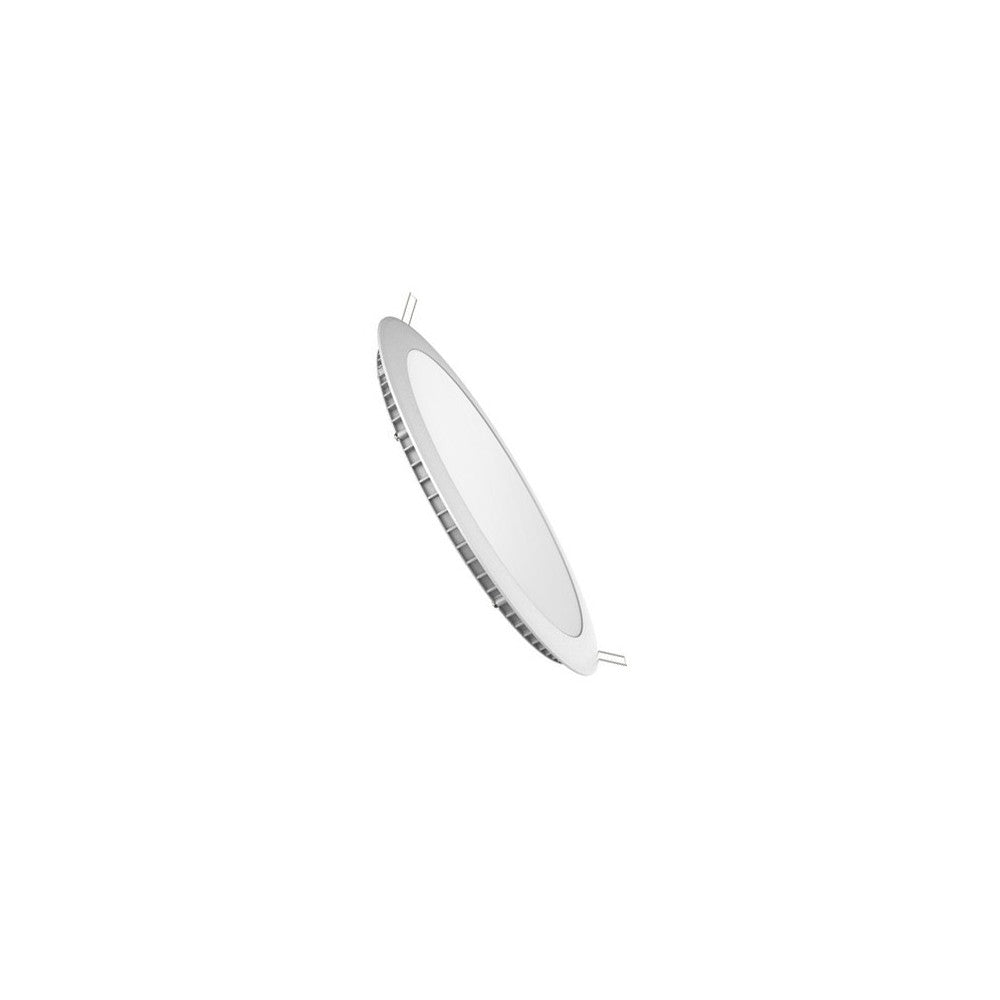 V-Tac 18W LED indbygningspanel - Ø21 cm hul, Ø22,5 cm mål, 230V, 1500lm, RA80, Flicker free