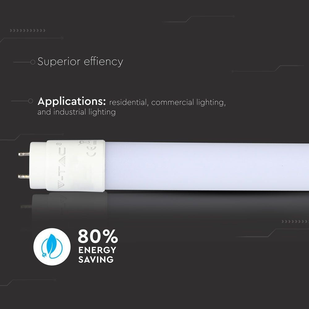 V-Tac T8-Performer150 Evo - 15W LED rør, 150 cm, 160lm/W, RA80, 5 års garanti