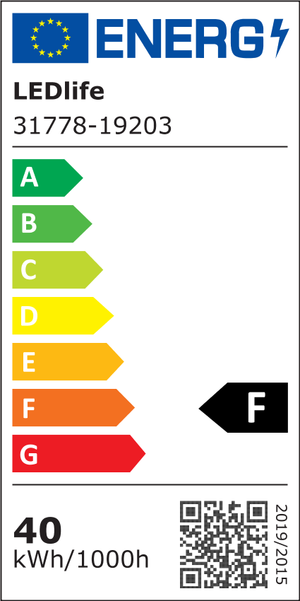 49x24 foldbar CCT LED ark RA95, 40W - IP20, RA95, 24V LED-stripe med høj farvegengivelse (CRI 95), 40W/m, 24V, 3600lm/m