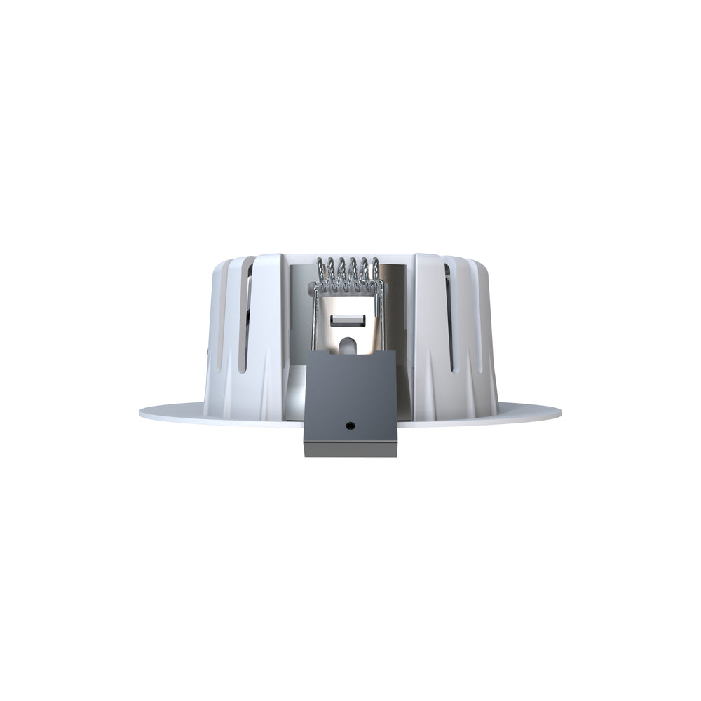 LEDlife Dim2Warm+CCT indbygningsspot - Roterbar, Ø8,3 cm, 7W, hvid kant, dæmpbar, 230V, RA96