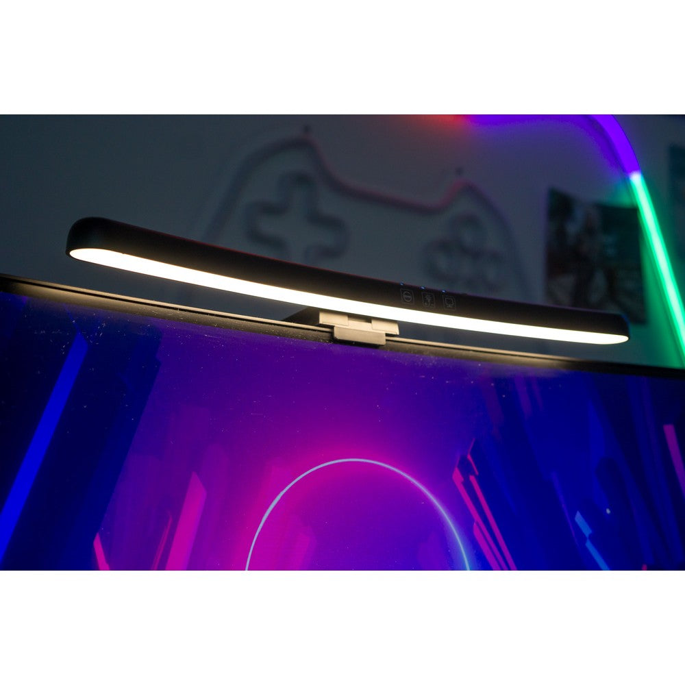 Buet Monitor Light Bar CCT - 40cm bred, touch styring, 5W, 400lm, til PC skærm (USB 5V input)