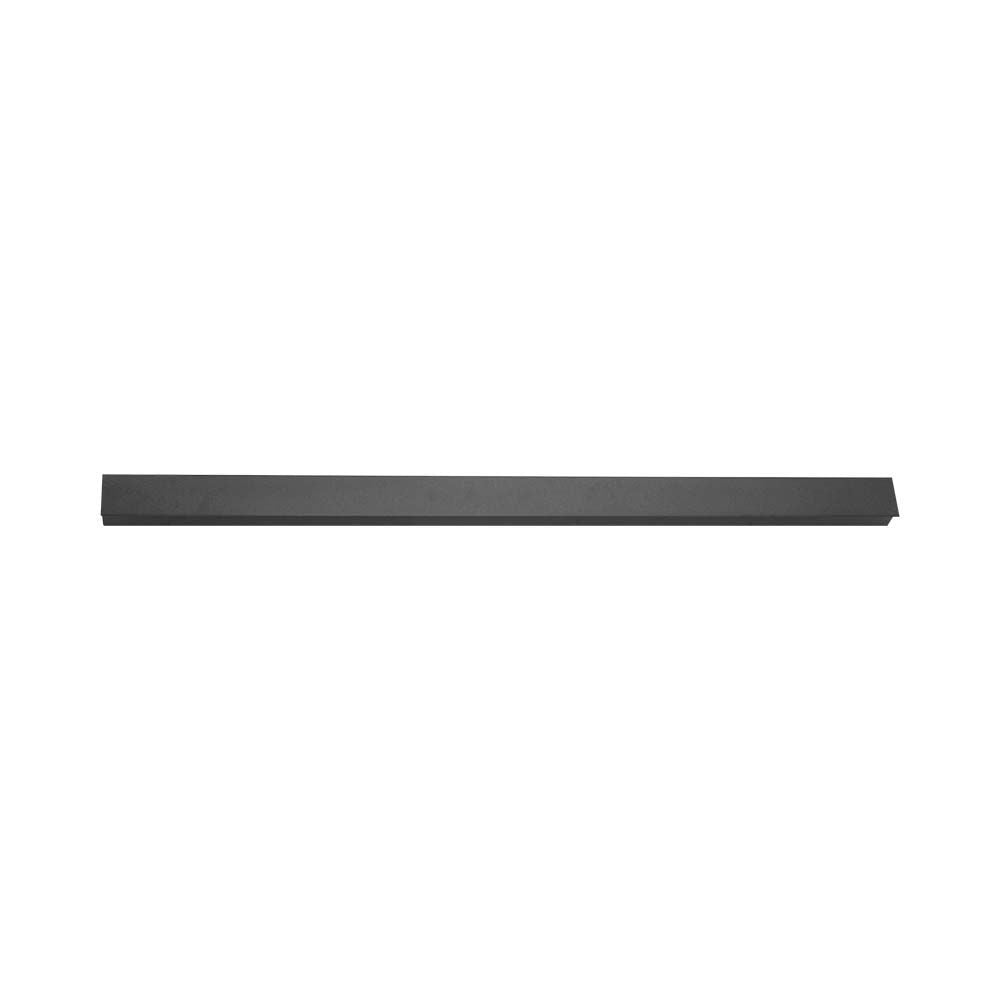 16W LED Væglys i Sort, 3000K, IP65, RA90, 2035lm - 1010*60*50mm