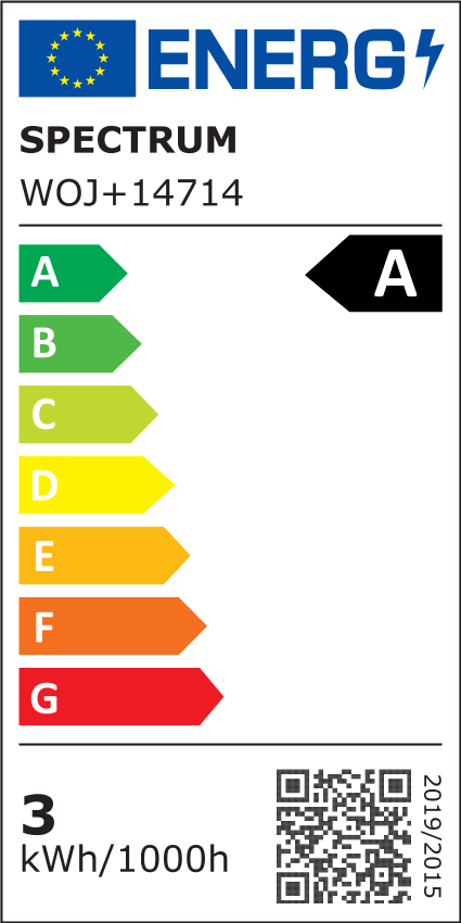 LED GU10 Pære 2,5W 230V Neutral Hvid Linse 38° A-klasse RA80 Spectrum 460lm
