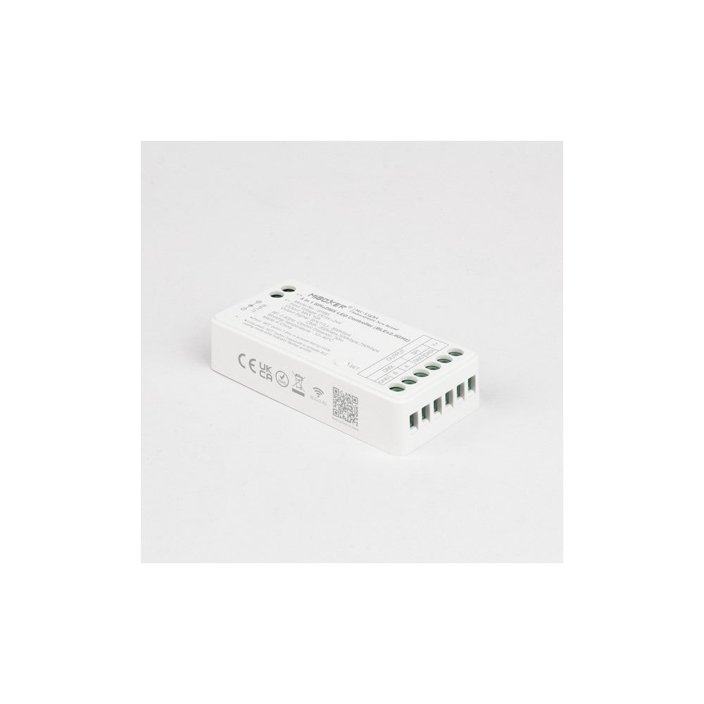5i1 DMX+SPI+WIFI strip controller - RF, 12V/24V, RGB+CCT - Elektronisk controller til LED-strips med mulighed for fjernbetjening og farveskift