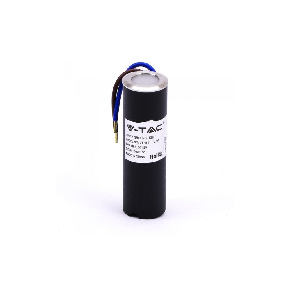 V-Tac Nedgravningsspot - 0,5W, 12V, 5lm, RA80, IP67