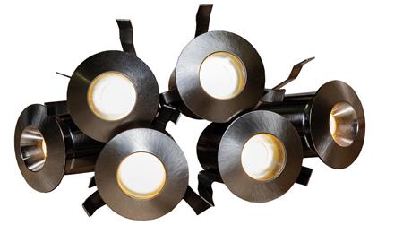 Heatspot kit G2 6x0,4W 6x20Lm 2700K BS