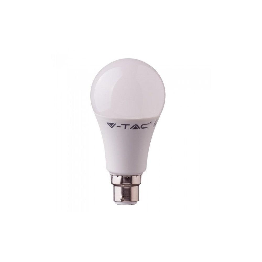V-Tac 9W LED pære - Samsung LED chip, B22, 806lm, RA80, 5 års garanti