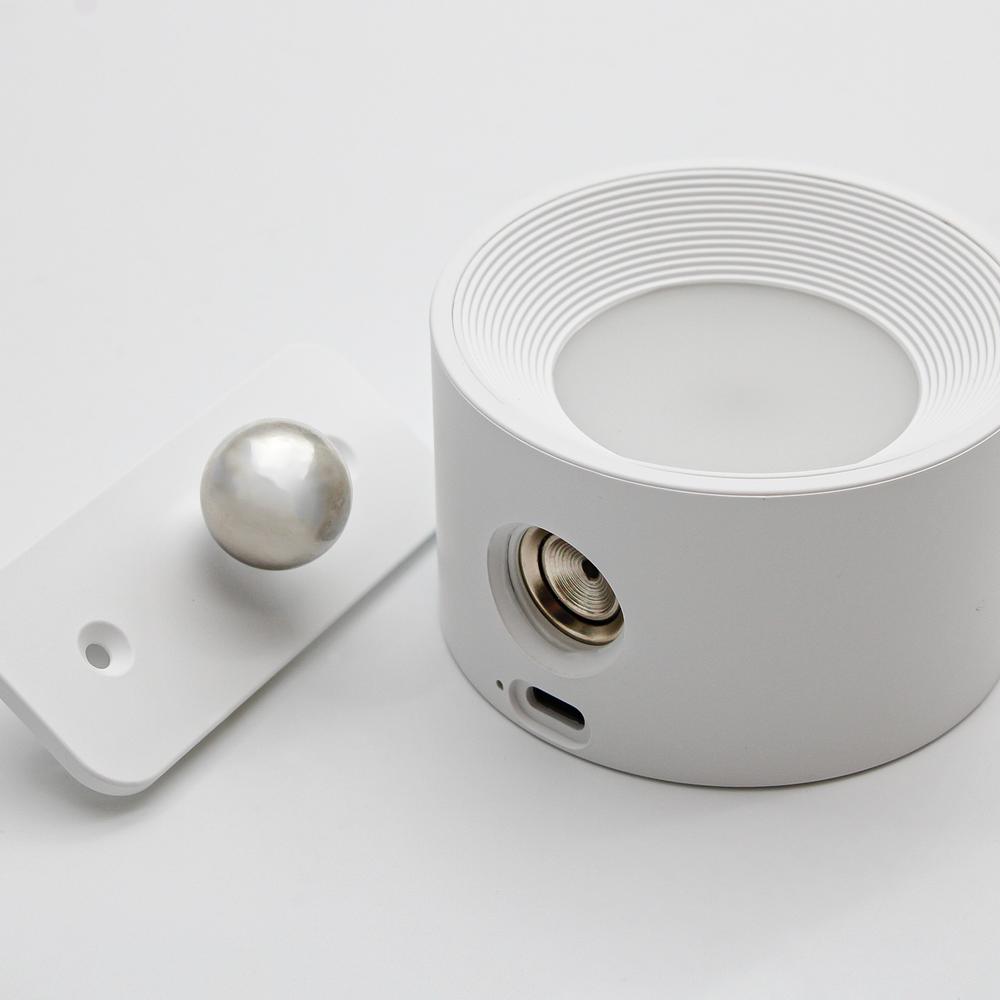 Genopladelig væglampe CCT - 4,5W, Hvid, rund, 360° roterbar, inde/ude, IP54, inkl. lyskilde