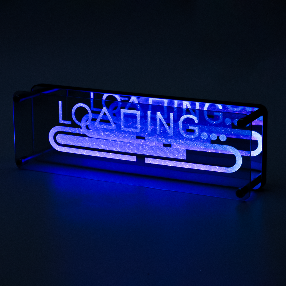 Neon skilt med RGBIC LED lys og Bluetooth til 5V USB-input