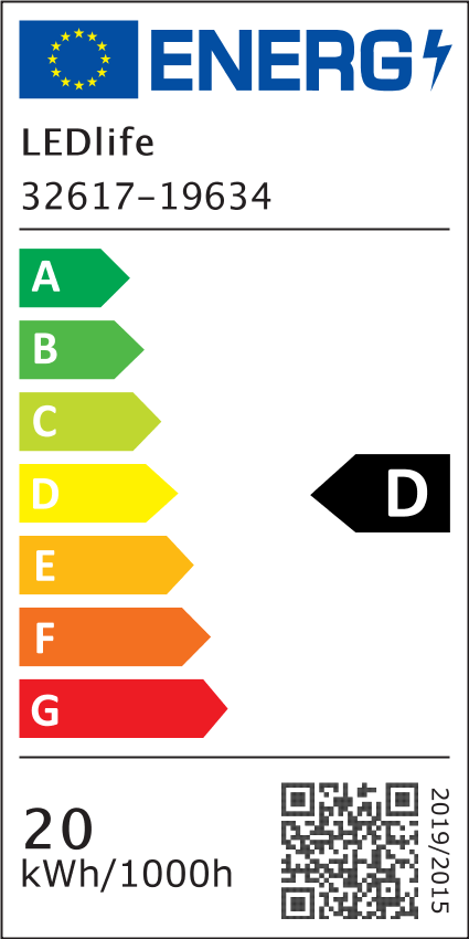 LEDlife 20W Sort Skinnespot med Høj Farvegengivelse (RA 97) - 2400lm, 38 grader, 3-faset, 230V Input