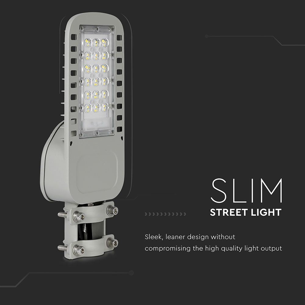 V-Tac 30W LED gadelygte - Samsung LED chip, Ø60mm, IP65, 135lm/w, 4050lm