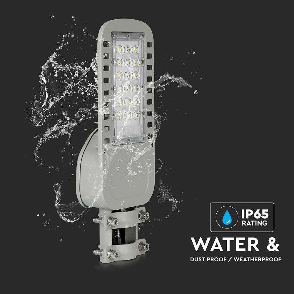 V-Tac 30W LED gadelygte - Samsung LED chip, Ø60mm, IP65, 135lm/w, 4050lm