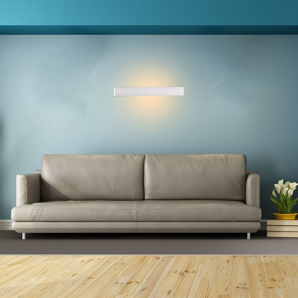 V-Tac 20W LED hvid aflang væglampe - Udendørs indirekte belysning, vandtæt (IP44), inkl. lyskilde