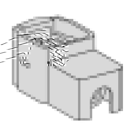 KLEMMER F.100/160A 4 STK 95MM2