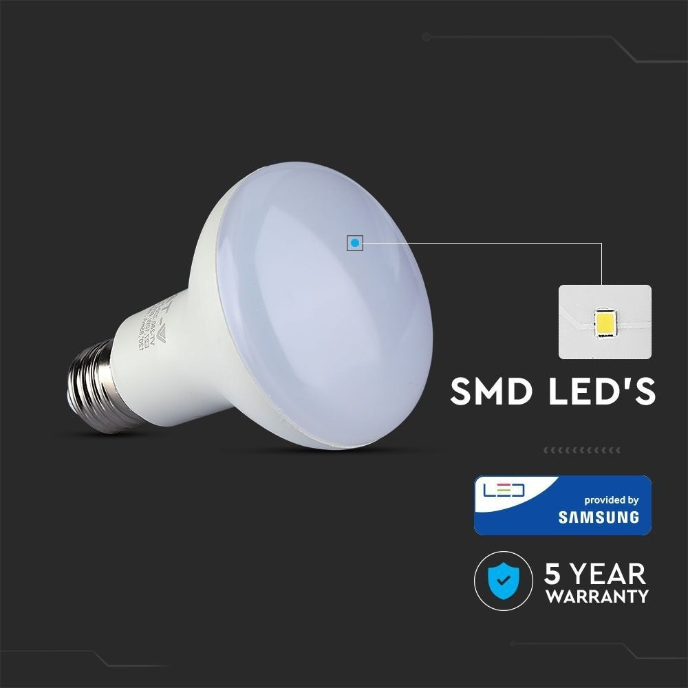 V-Tac 10W LED spotpære - Samsung LED chip, R80, E27 - 5 års garanti